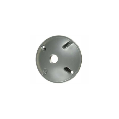 Round Cover 1 Hole Grey