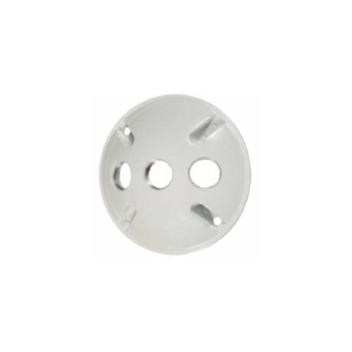 Round Cover 3 Holes White