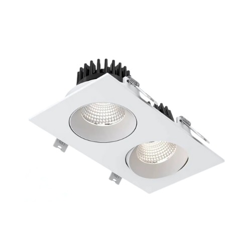 3.5" Combo Downlight 2 Head 5-CCT (Square)