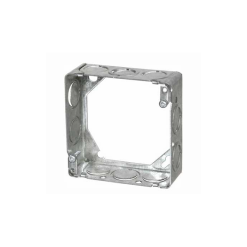 4" Square Box Extension Ring With Knockouts