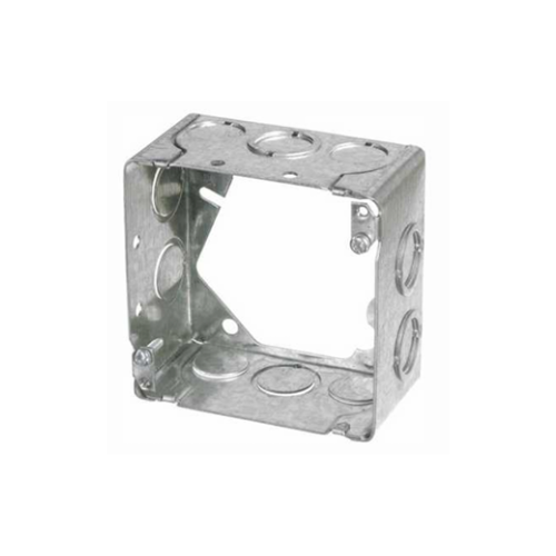 4" Square Box Extension Ring with Knockouts