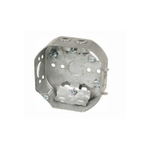 4" Diameter Octagonal Box with Clamps