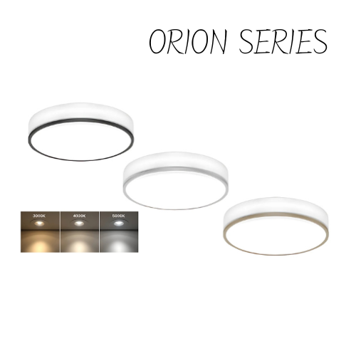 LED Flush Mount Ceiling Light-3CCT (ORION SERIES)