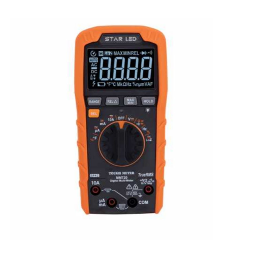 Digital Multimeter, TRMS Auto-Ranging, 100V, Temp, Low Impedance – Star ...