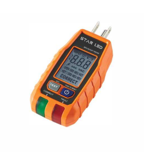 GFCI Receptacle Tester with LCD