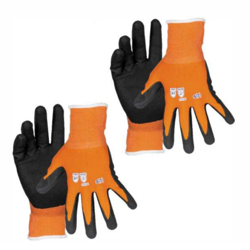 Knit Dipped Gloves, Cut Level A1, Touchscreen, Small, 2-Pair