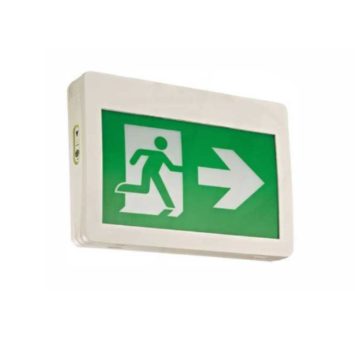 Running Man Exit Sign