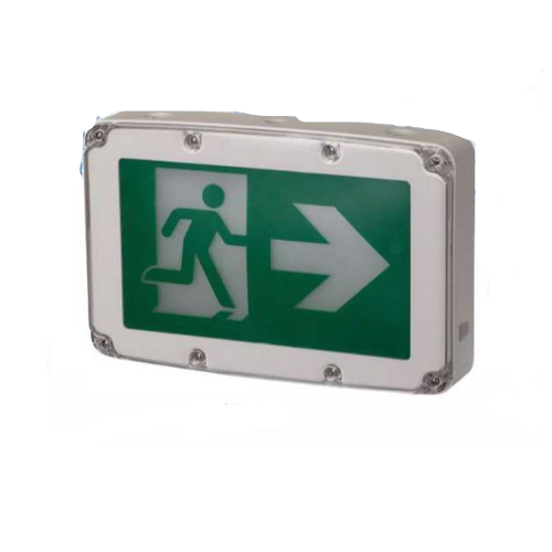 Running Man Exit Sign